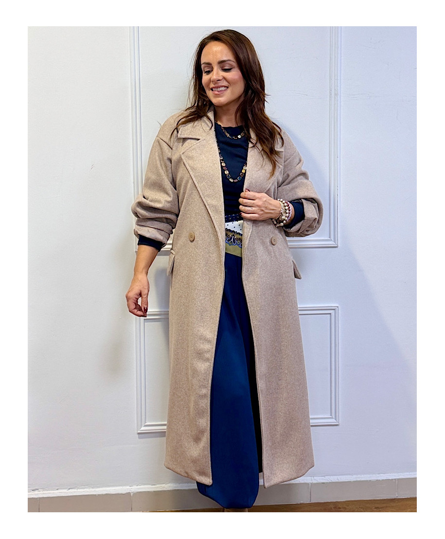 ABRIGO ELEGANT NORDIC TAUPE