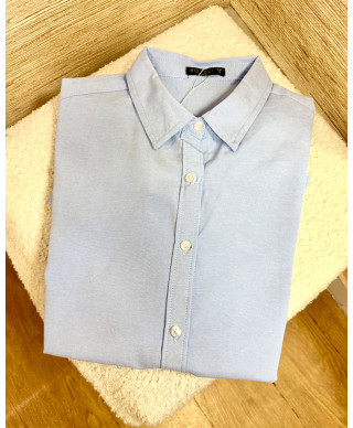 CAMISA OXFORD AZUL