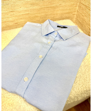 CAMISA OXFORD AZUL