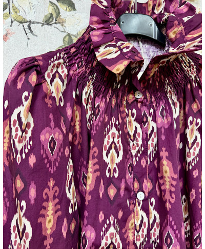 CAMISA VALERIA BERENJENA