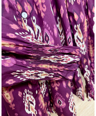 CAMISA VALERIA BERENJENA