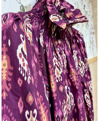 CAMISA VALERIA BERENJENA