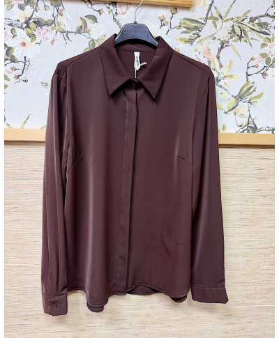 CAMISA FLORENCIA MARRON