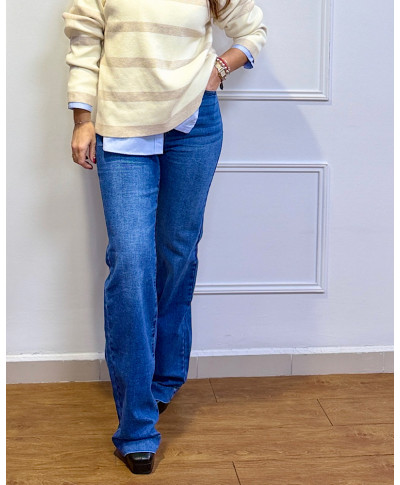 PANTALON DENIM PAOLA AZUL LAVADO