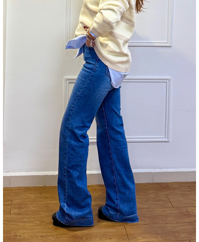 PANTALON DENIM PAOLA AZUL LAVADO