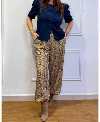 PANTALON BOMBACHO LISA VERDE