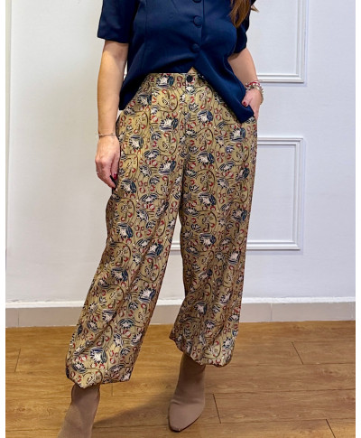 PANTALON BOMBACHO LISA VERDE