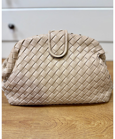 BOLSO TRENZADO EDURNE BEIGE