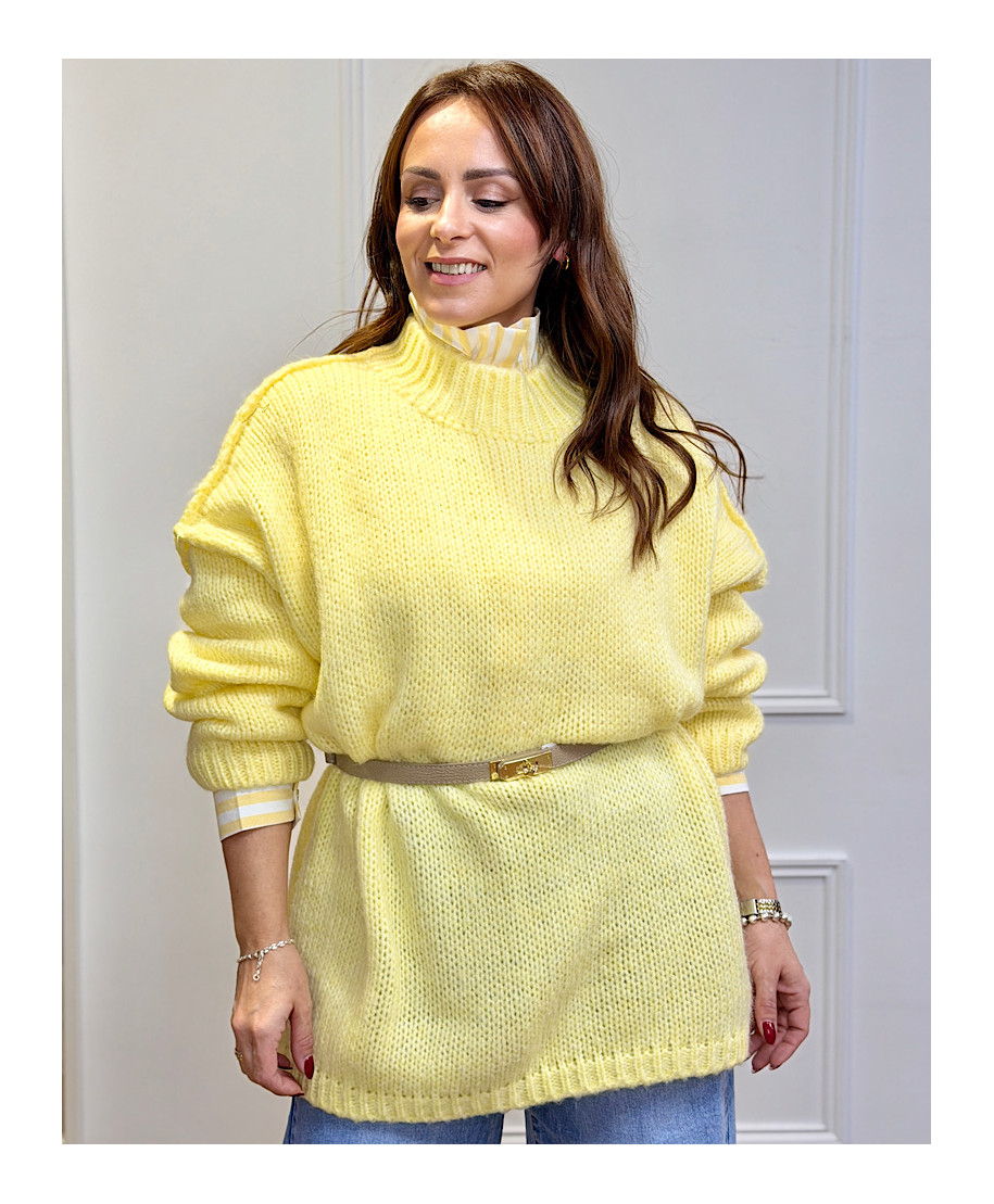 JERSEY OVERSIZE MARISA AMARILLO