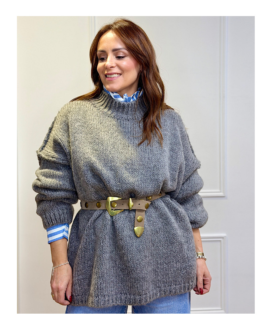 JERSEY OVERSIZE MARISA GRIS