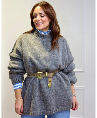 JERSEY OVERSIZE MARISA GRIS