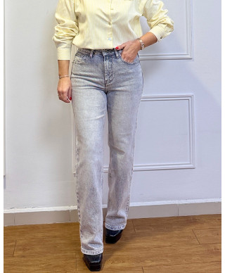 PANTALON STRAIGHT GRIS