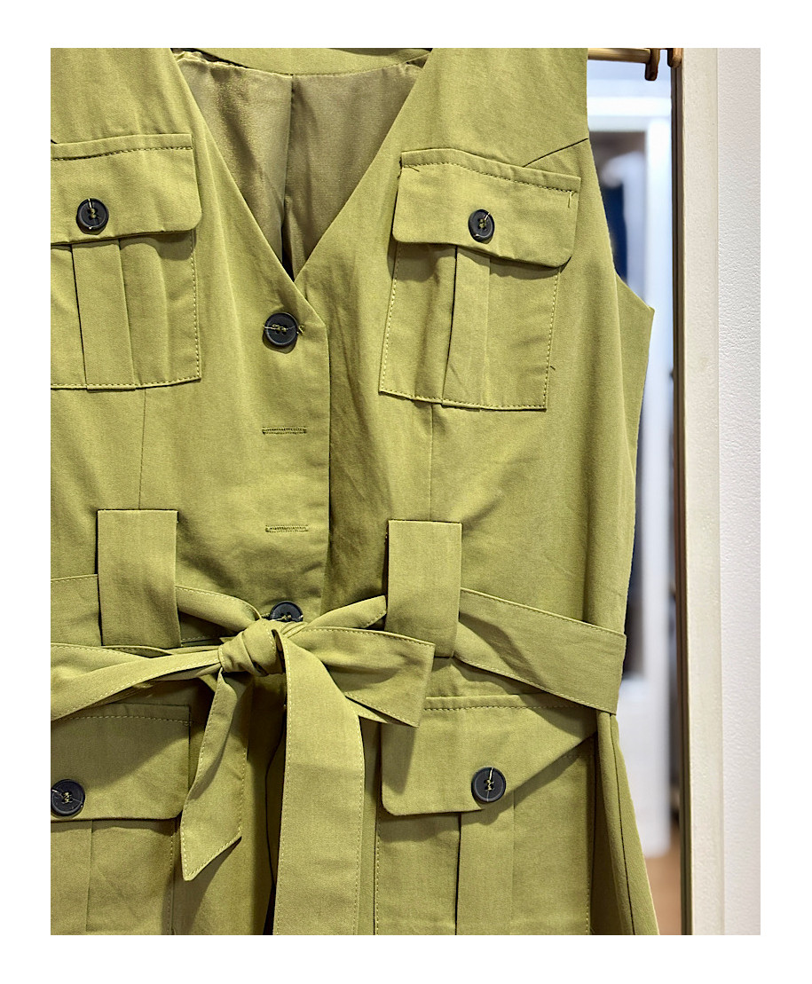 CHALECO AFRICA VERDE