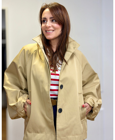 TRENCH STYLE CAMEL