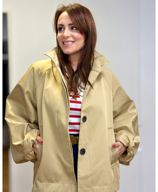 TRENCH STYLE CAMEL