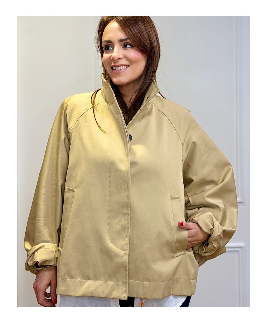TRENCH STYLE CAMEL