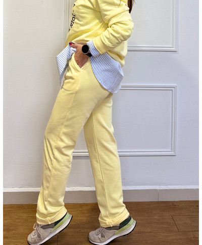 PANTALON SPORT GABRIELA AMARILLO