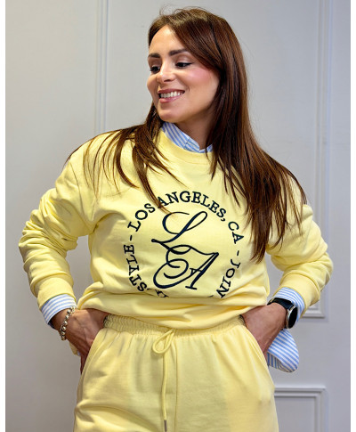 PANTALON SPORT GABRIELA AMARILLO