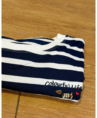 CAMISETA PUPPY MARINO&BLANCA