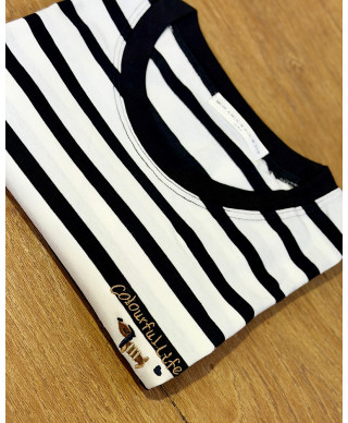 CAMISETA PUPPY BLANCA&NEGRA