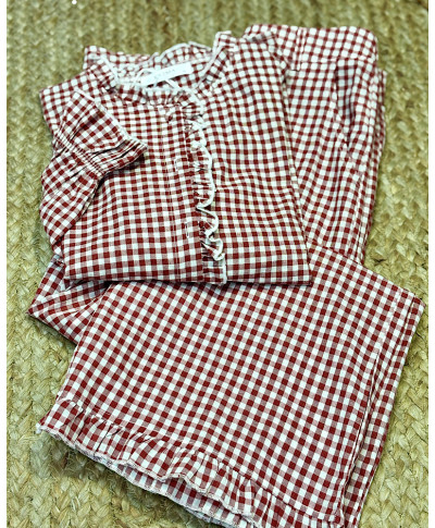 CONJUNTO VICHY BERTA TEJA