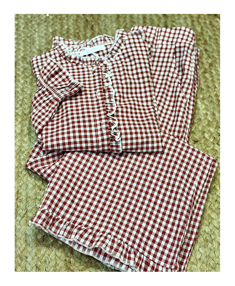 CONJUNTO VICHY BERTA TEJA