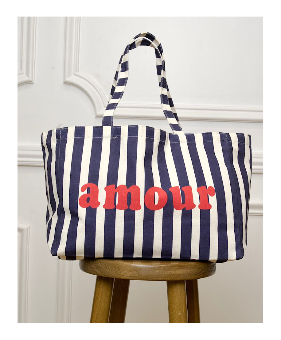TOTE BAG AMOUR MARINE