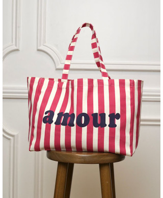 TOTE BAG AMOUR ROSA