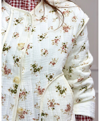 CHAQUETA ACOLCHADA FLORAL