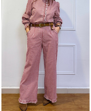 CONJUNTO VICHY BERTA TEJA