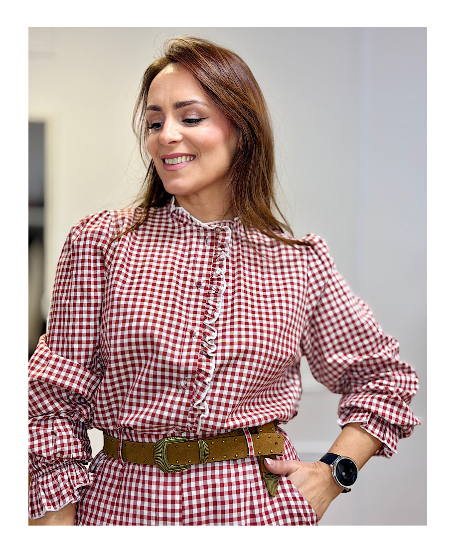 CONJUNTO VICHY BERTA TEJA