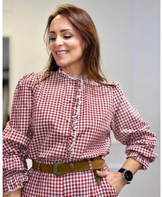 CONJUNTO VICHY BERTA TEJA