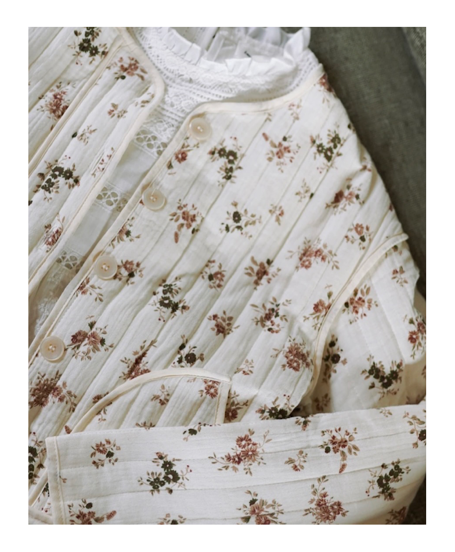 CHAQUETA ACOLCHADA FLORAL