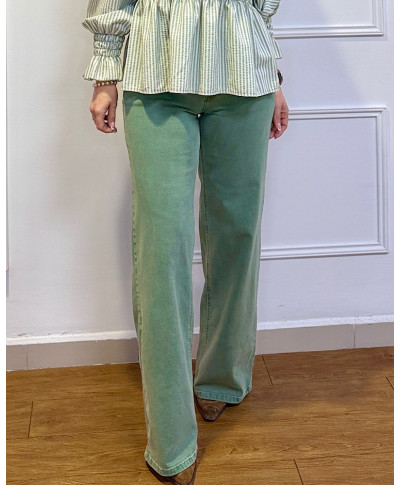 PANTALON VERDE RECTO AMAYA