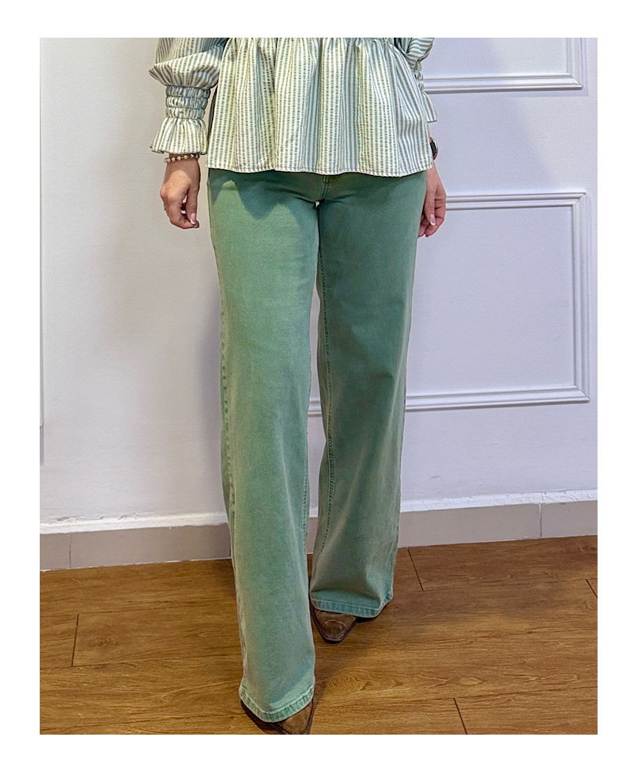 PANTALON VERDE RECTO AMAYA