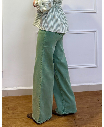 PANTALON VERDE RECTO AMAYA
