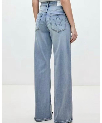 JEANS WIDE LEG ESTRELLA TRASERA