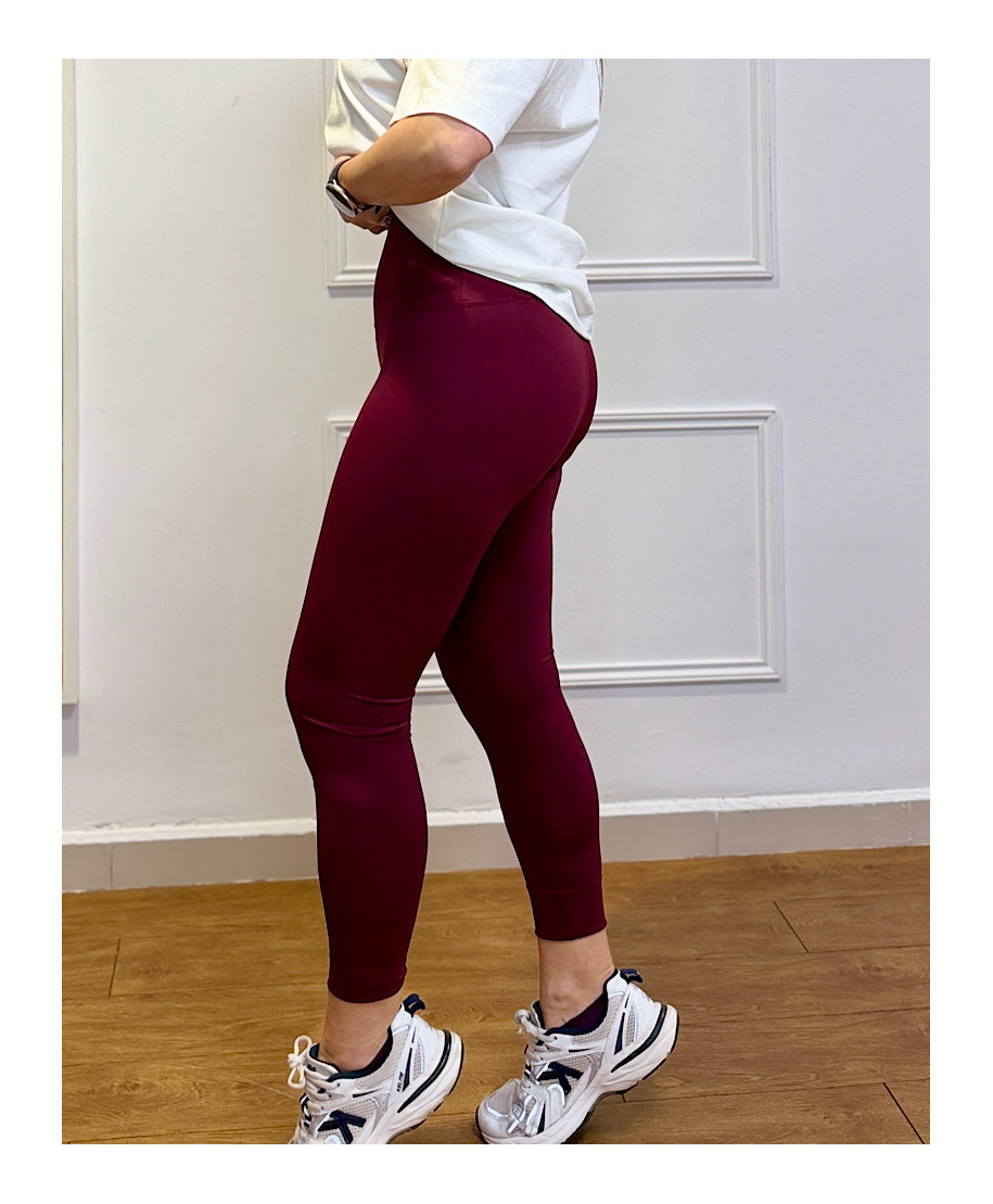 MALLA/ LEGGING DEPORTIVO BURDEOS
