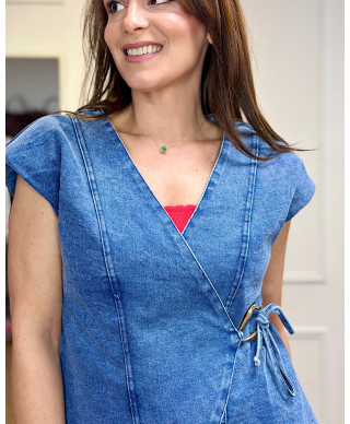 CHALECO DENIM CRUZADO