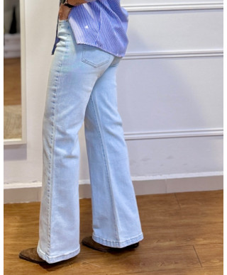 JEANS PALAZZO DENIM CLARO