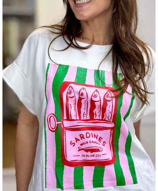 CAMISETA SARDINA ART