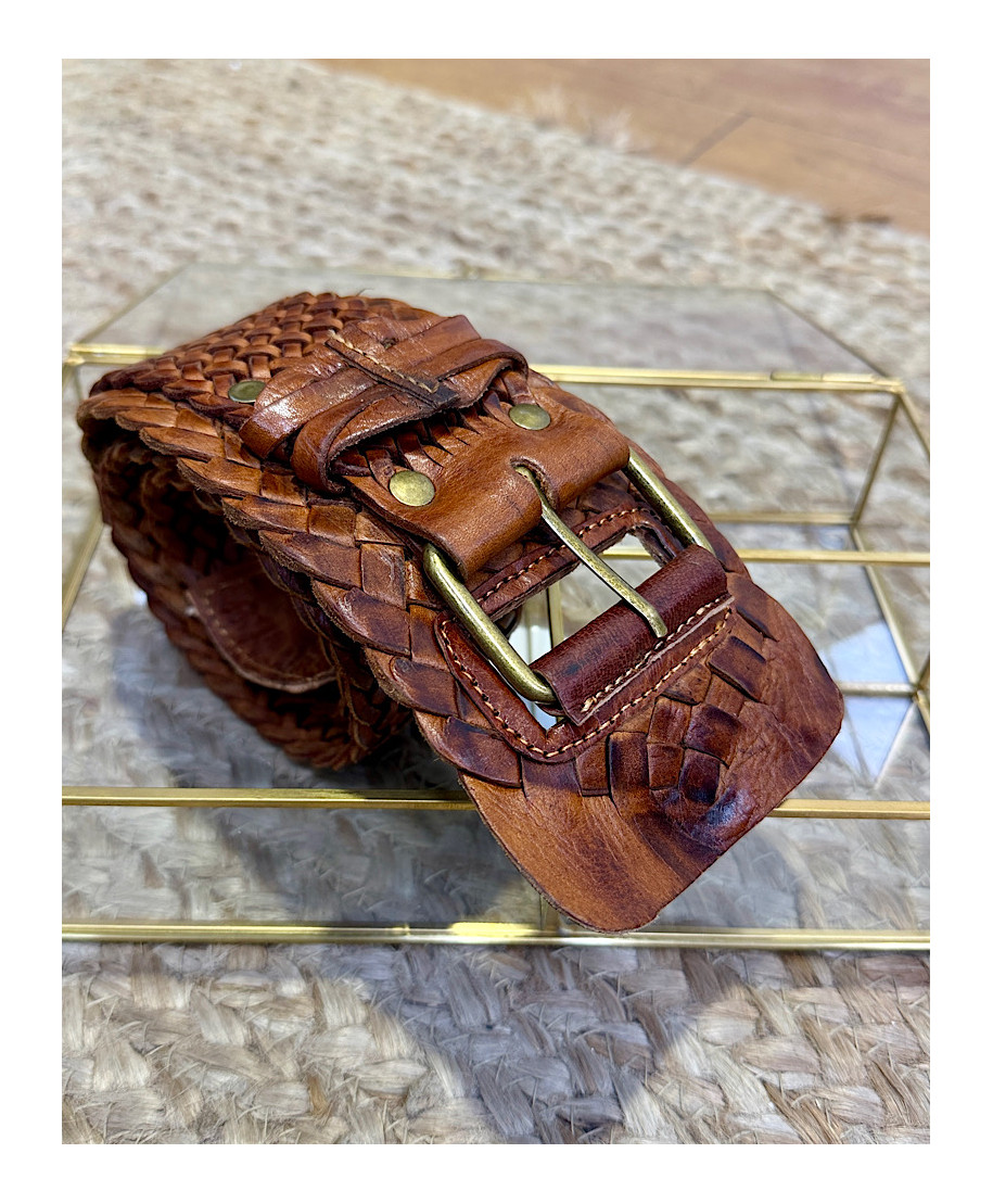 CINTURÓN TRENZADO VINTAGE