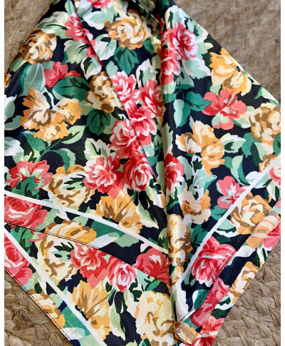 PAÑUELO PREMIUM FLORAL VINTAGE MULTICOLOR