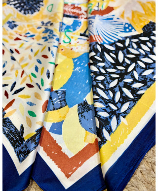PAÑUELO ART PRINT MULTICOLOR ELEGANCE