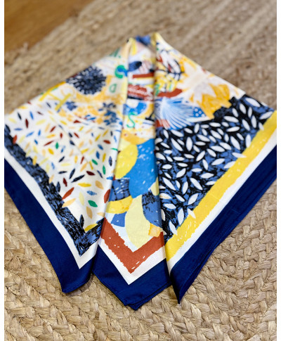 PAÑUELO ART PRINT MULTICOLOR ELEGANCE
