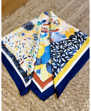 PAÑUELO ART PRINT MULTICOLOR ELEGANCE