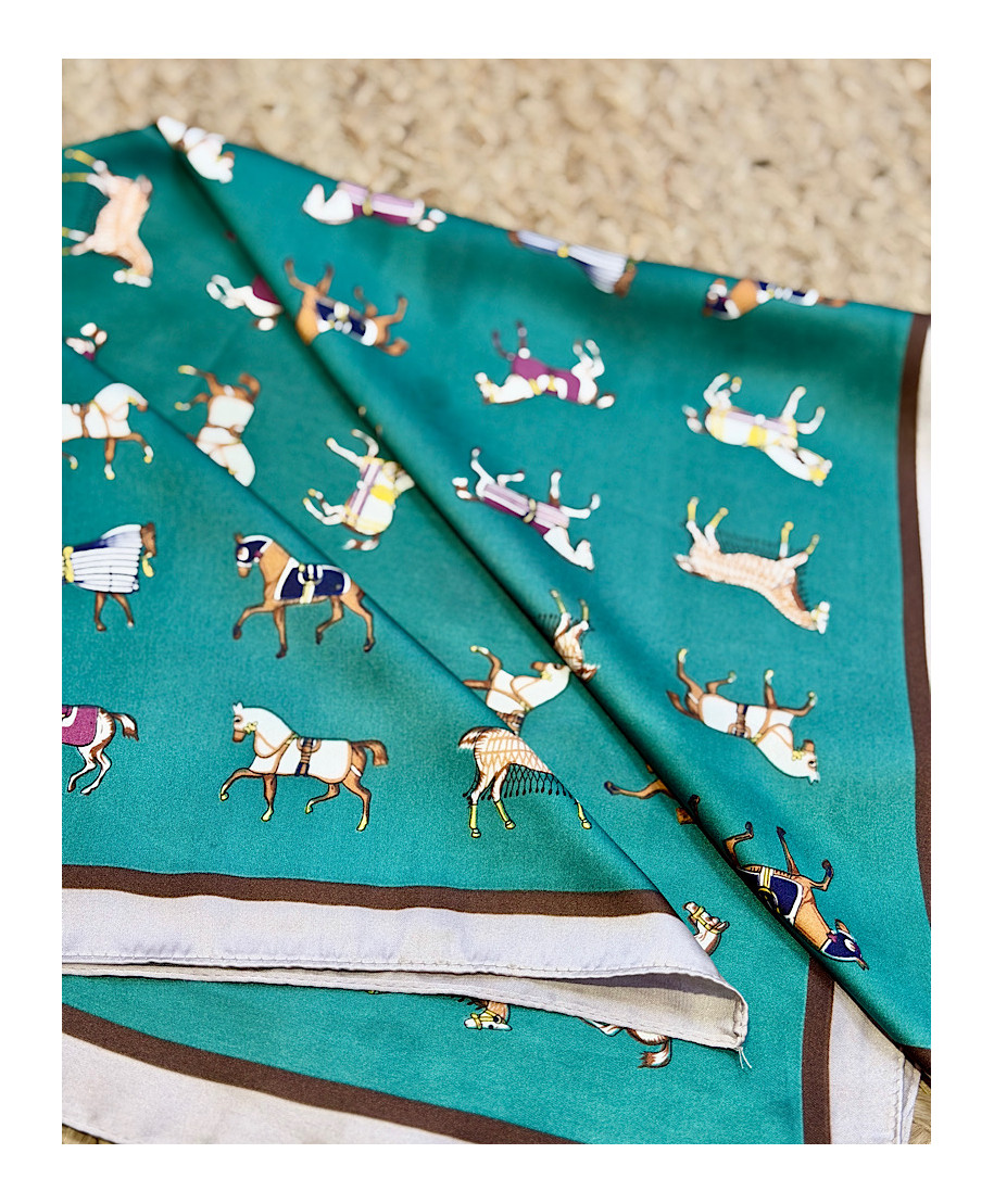 PAÑUELO HORSE STYLE GREEN