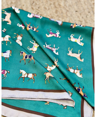 PAÑUELO HORSE STYLE GREEN