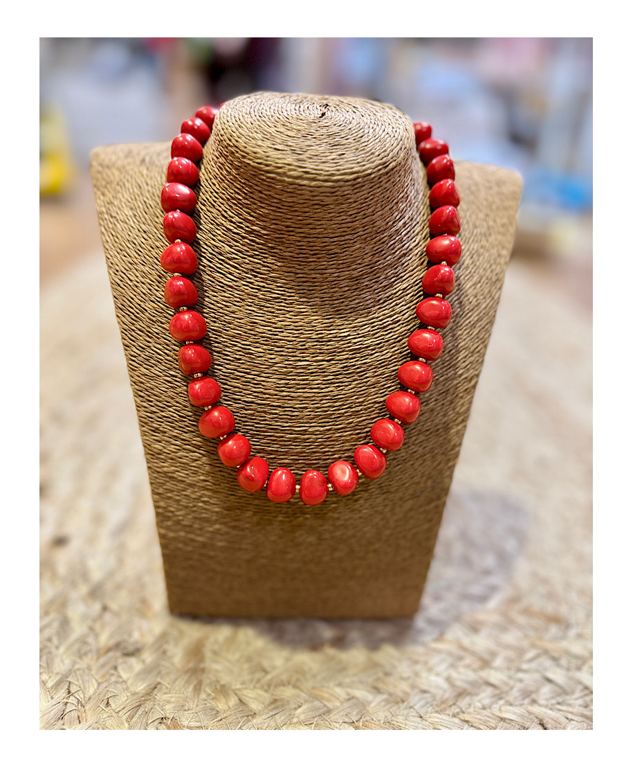 COLLAR ELEGANCE ROJO