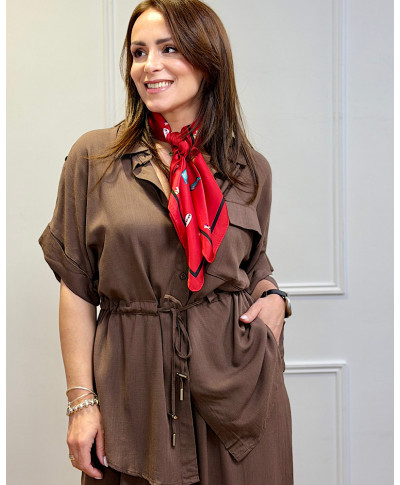 CONJUNTO ELEGANCE FLOW CHOCOLATE